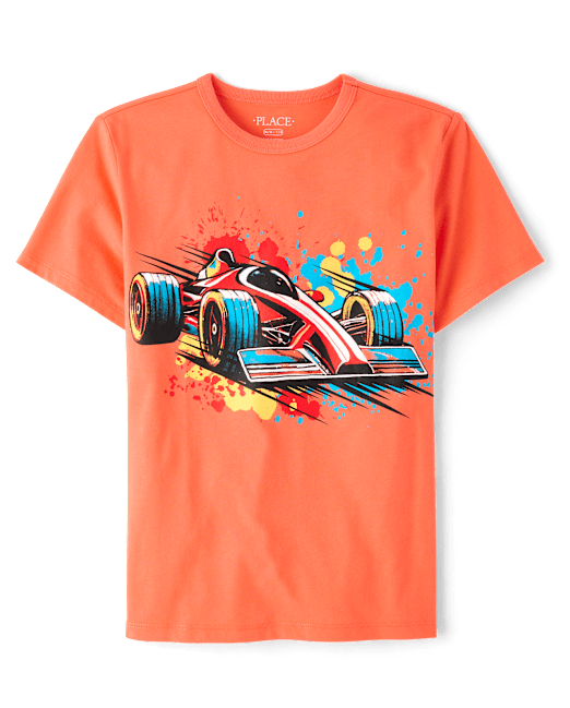 Boys Racecar Graphic Tee The Children`s Place