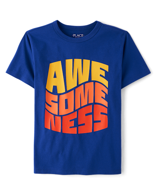 Boys Awesomeness Graphic Tee The Children`s Place