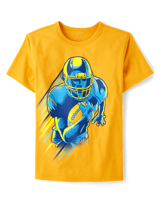 Boys Football Player Graphic Tee The Children`s Place