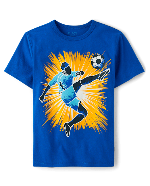 Boys Soccer Player Graphic Tee The Children`s Place