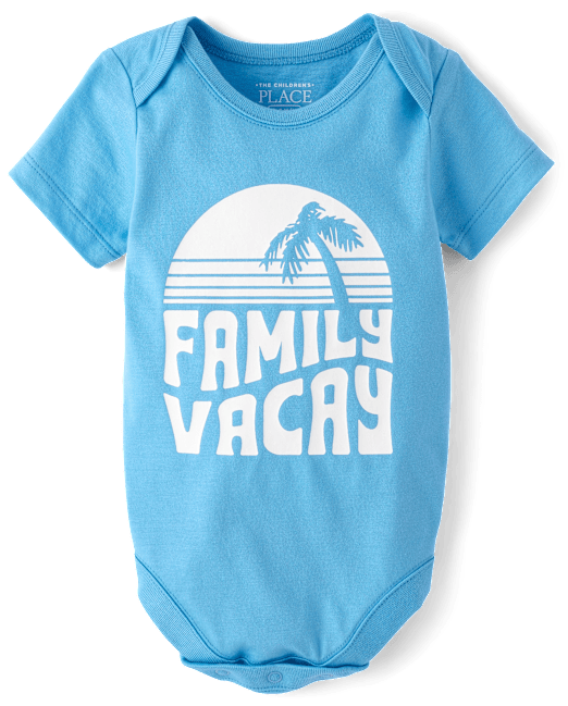 Unisex Baby Matching Family Vacay Graphic Bodysuit The Children`s Place