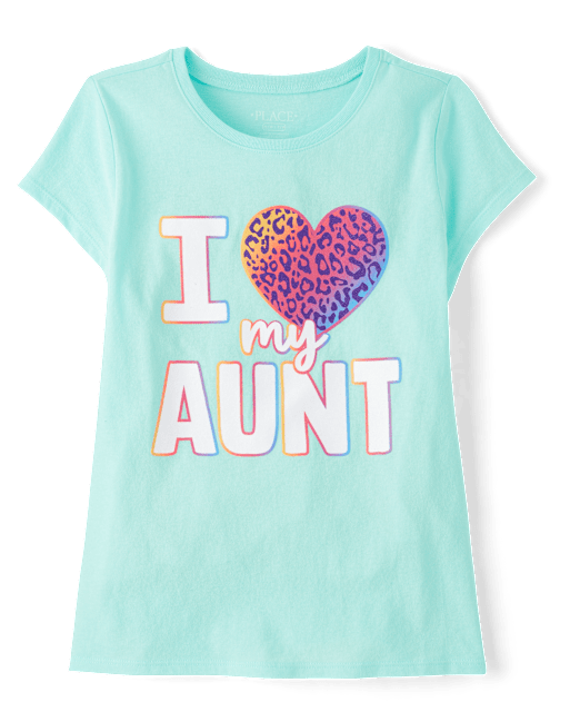 Girls Love My Aunt Graphic Tee The Children`s Place