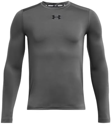 Детская Футболка Under Armour Hockey Fitted Grippy Long Sleeve Under Armour