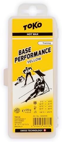 Toko Base Performance Hot Wax NF NonFluoro 120 g Yellow Toko