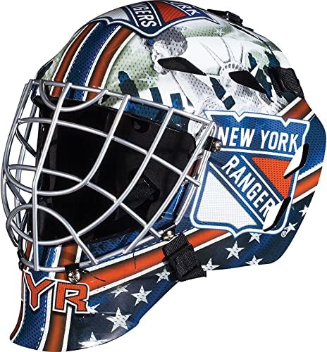 New York Rangers Unsigned Franklin Sports Replica Goalie Mask - Unsigned Mask Sports Memorabilia