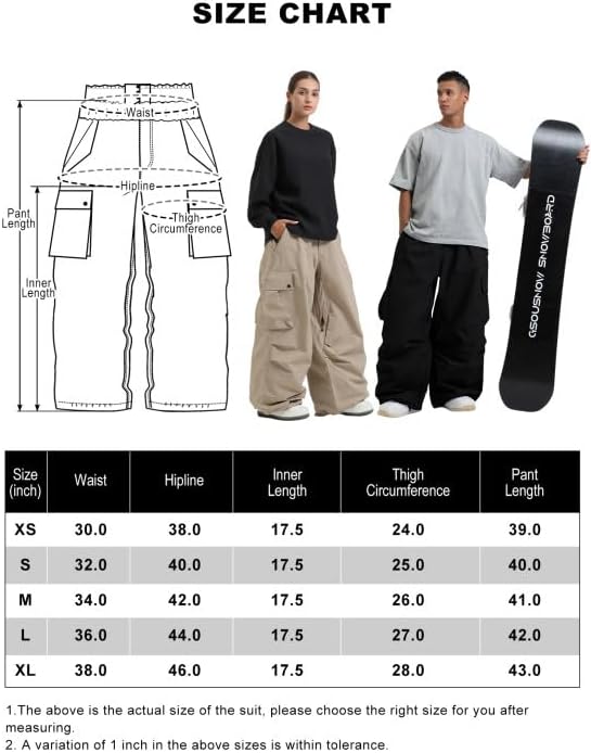 Сноубордические брюки для женщин, утепленные, водонепроницаемые и свободные Hieekder