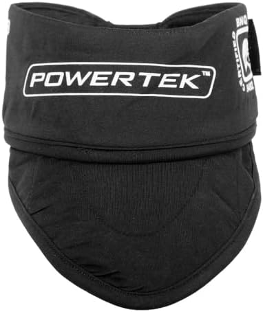 PowerTek V5.0 TEK Ice Hockey Player Protective Neck Guard with Extension (Junior, 10" - 14") PowerTek