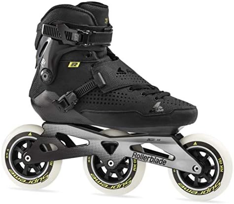 Rollerblade E2 110 Unisex Adult Fitness Inline Skate, Black Rollerblade