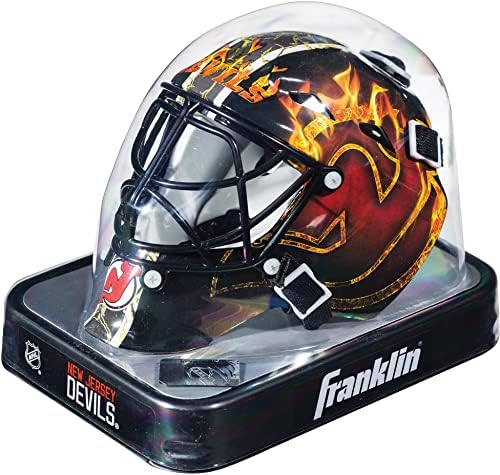 New Jersey Devils Unsigned Franklin Sports Replica Mini Goalie Mask - Unsigned Mask Sports Memorabilia