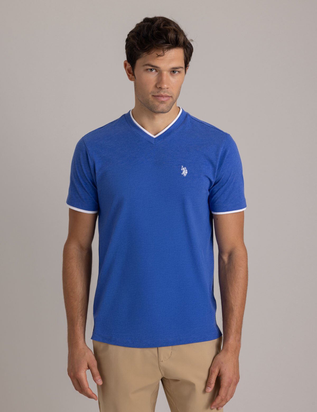 Мужская Футболка U.S. POLO ASSN. Double V-Neck U.S. POLO ASSN.