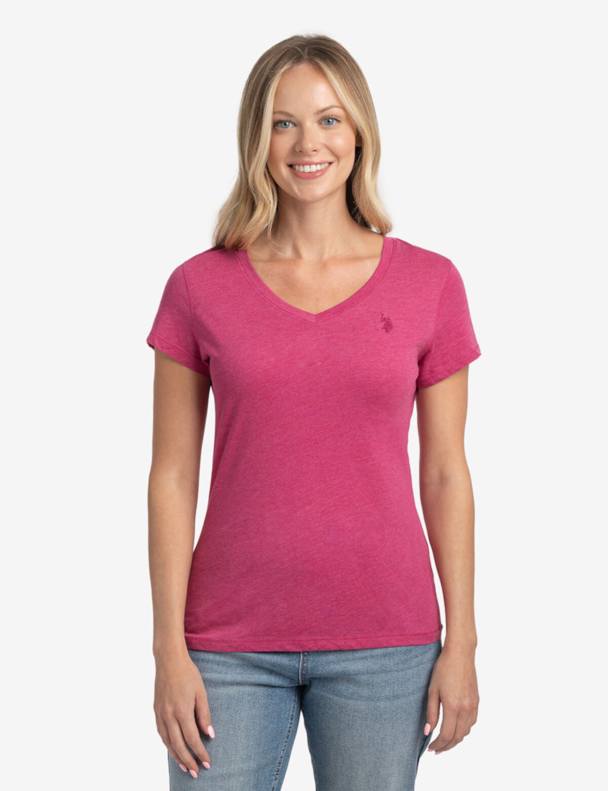 Женская Футболка U.S. POLO ASSN. V-NECK T-SHIRT U.S. POLO ASSN.