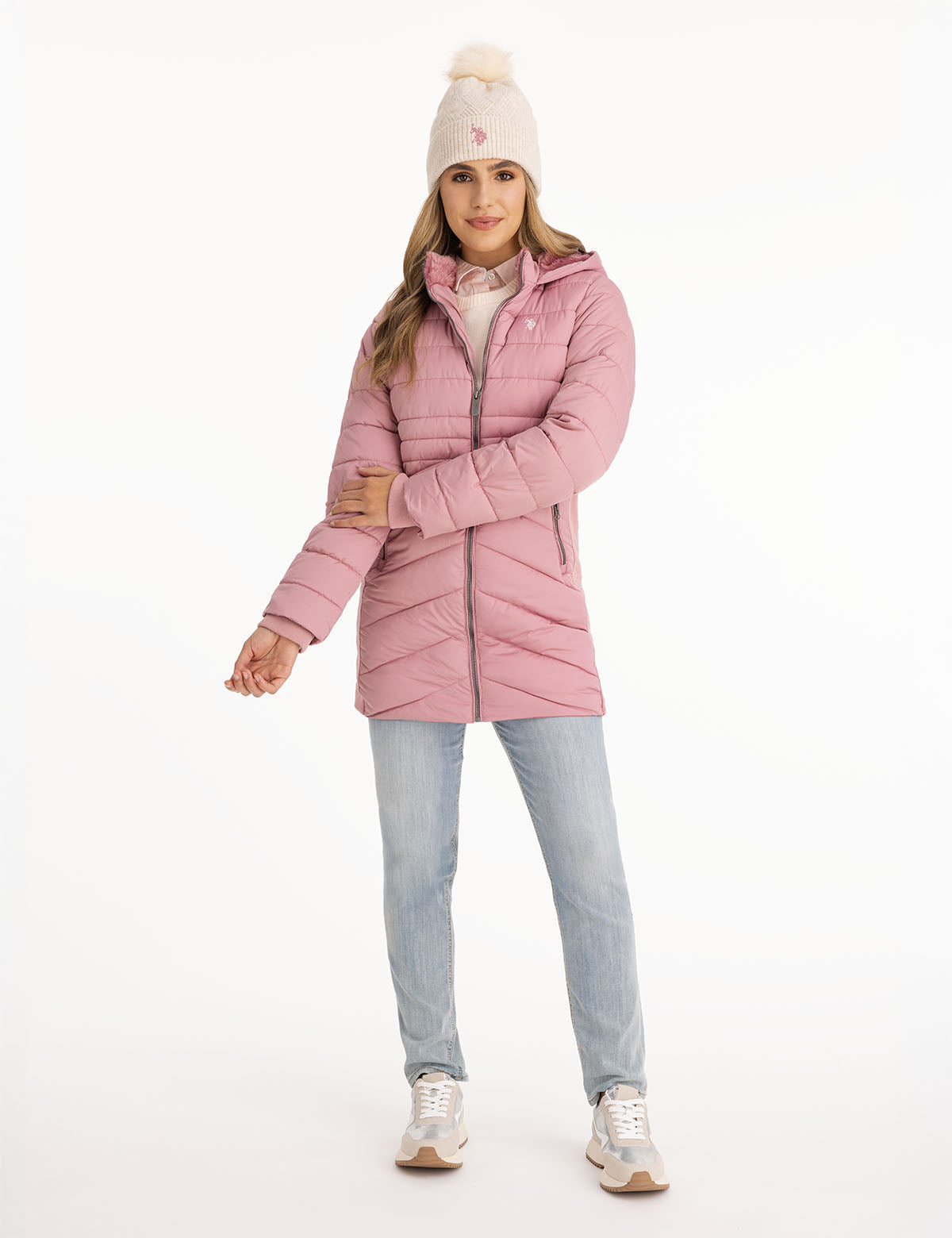 Женский Пуховик U.S. POLO ASSN. COZY HOODED PUFFER COAT U.S. POLO ASSN.