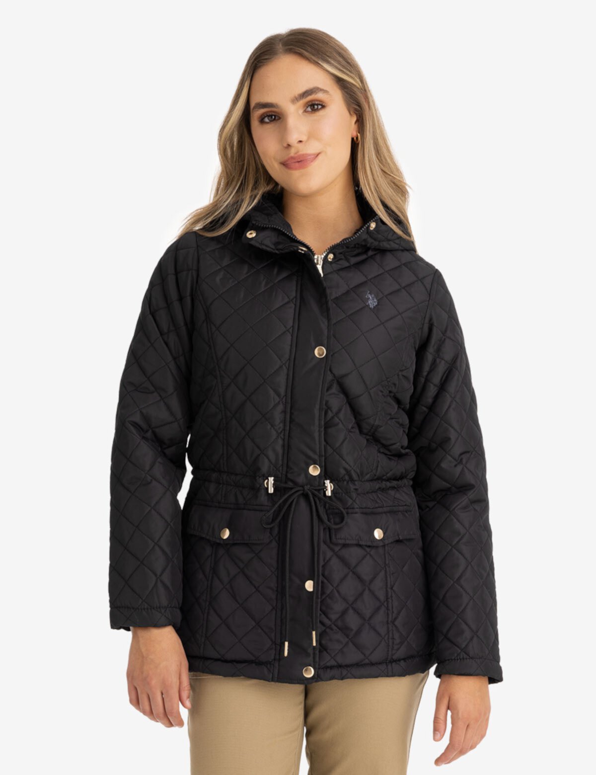 Женский Пуховик U.S. POLO ASSN. COZY QUILTED HOODED COAT U.S. POLO ASSN.