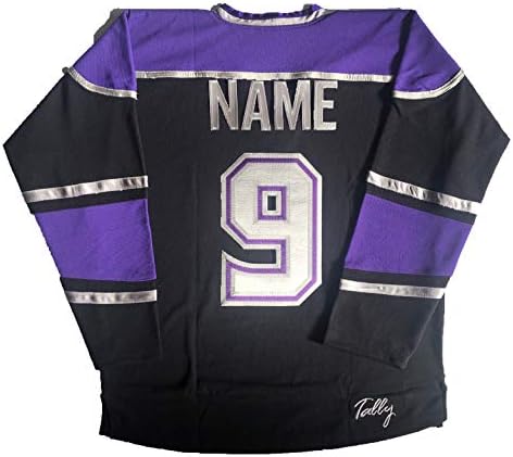 Kings (Black and White) Hockey Jerseys - We are Ready to Customize with Your Name and Number Tally