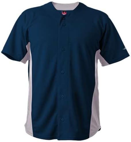 Alleson Athletic Crush Full Button Baseball Jersey (Style 566bfj) Alleson Athletic