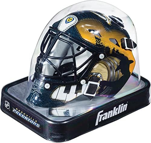 Nashville Predators Unsigned Franklin Sports Replica Mini Goalie Mask - Unsigned Mask Sports Memorabilia