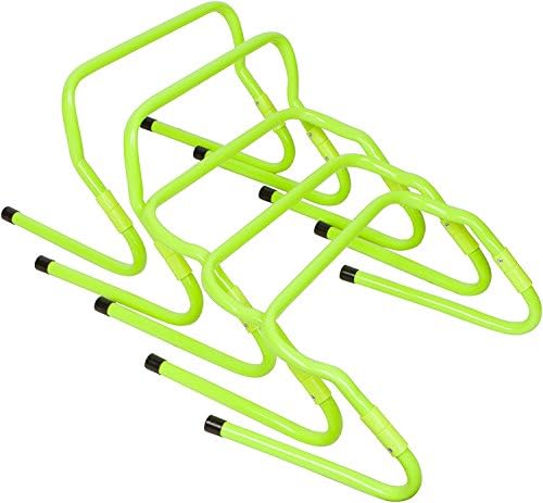 Therapist's Choice Set of 5 Adjustable Height (8" and 12" Height Adjustable) Speed Hurdles Therapist's Choice