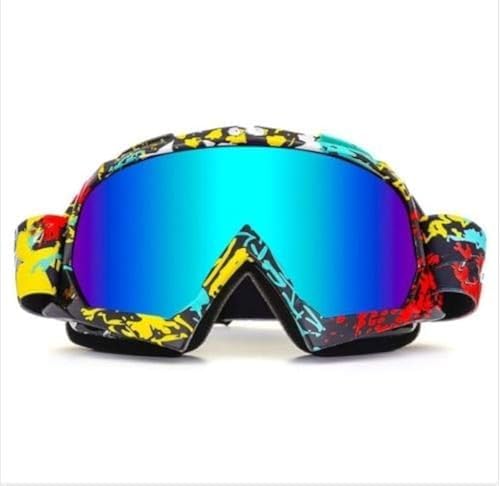 Zsling OTG Ski Snow Goggles, UV Protection Anti Fog Snowboard Goggles for Men Women Youth Zsling