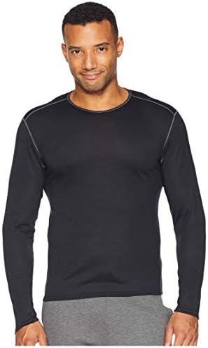 Hot Chillys Men's Pepper Skins Crewneck Midweight Relaxed Fit Base Layer - Black, XX-Large Hot Chillys