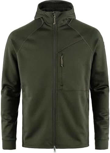 Fjällräven Men's Abisko Grid Fleece Hoodie Fjällräven