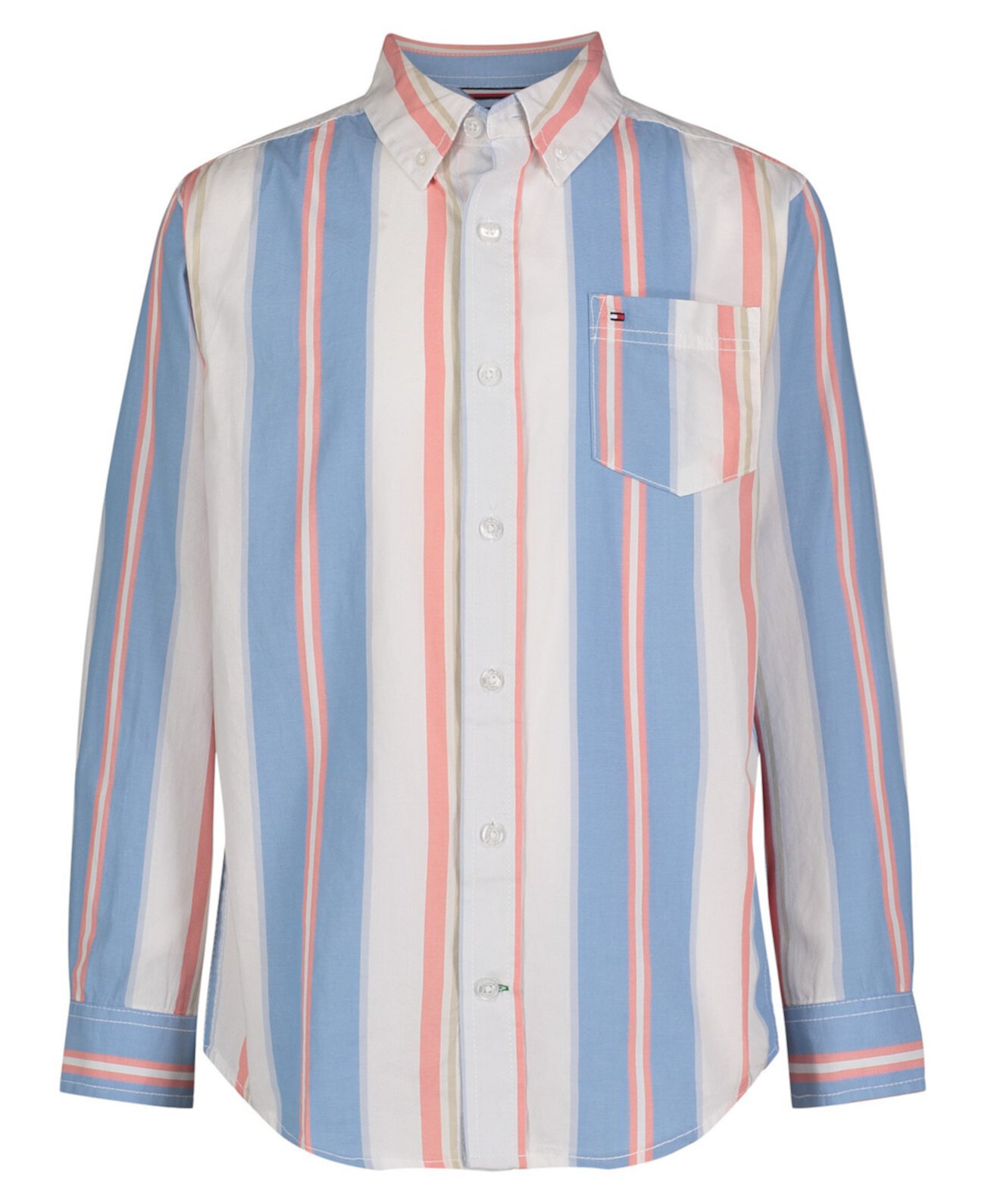 Детская рубашка Tommy Hilfiger Toddler and Little Boys Bold Stripe Shirt Tommy Hilfiger