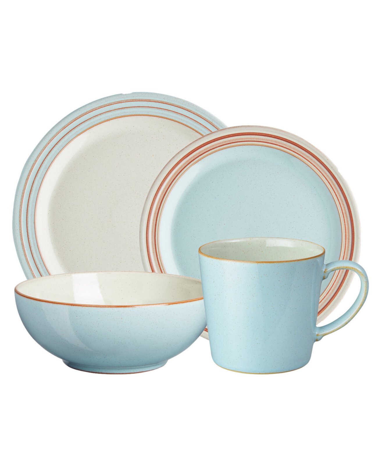 Heritage Pavilion 16 Pc Dinnerware Set, Service for 4 Denby