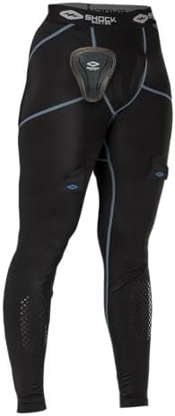 Women's Compression Hockey Pant w/Pelvic Protector, Leggings, Black Shock Doctor