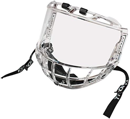 TronX S980 Senior Adult Hockey Clear Full Face Shield Visor Anti-Scratch/Anti-Fog - New 2024 Model TronX