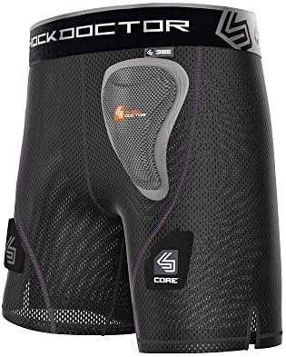 Shock Doctor Women Adult Loose Hockey Shorts with Pelvic Protector Cup Included Shock Doctor