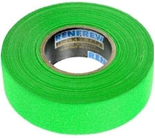 Renfrew Scapa Tapes Renfrew Bright or Patterned Cloth Hockey Tape - 1 Inch - Bright Green - 1 Inch Renfrew