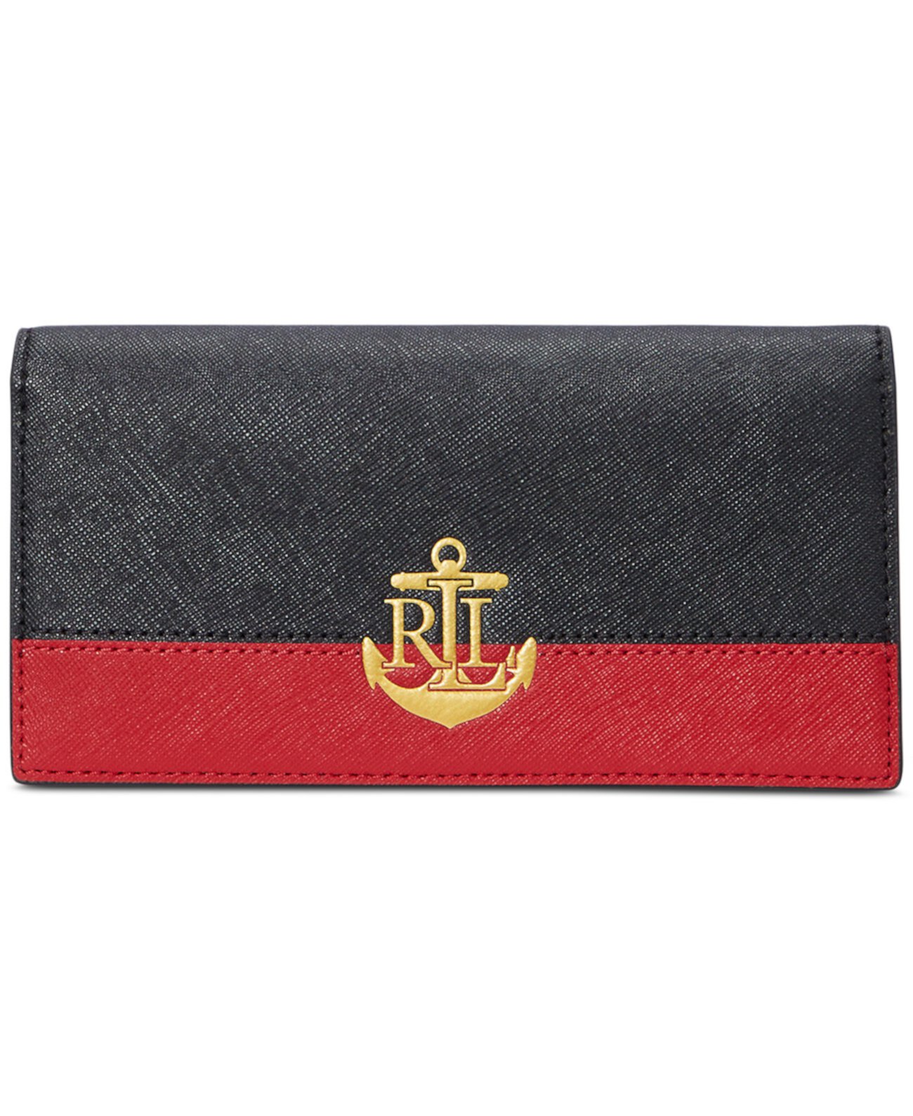 Бумажник Ralph Lauren Сlim Wallet из текстурированной кожи LAUREN Ralph Lauren