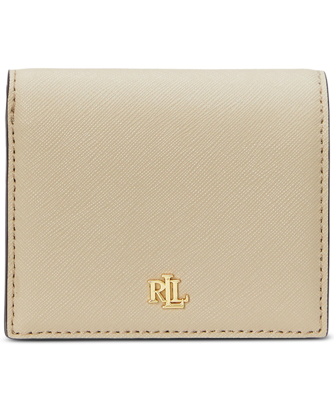 Бумажник LAUREN Ralph Lauren Crosshatch Leather Compact Wallet LAUREN Ralph Lauren