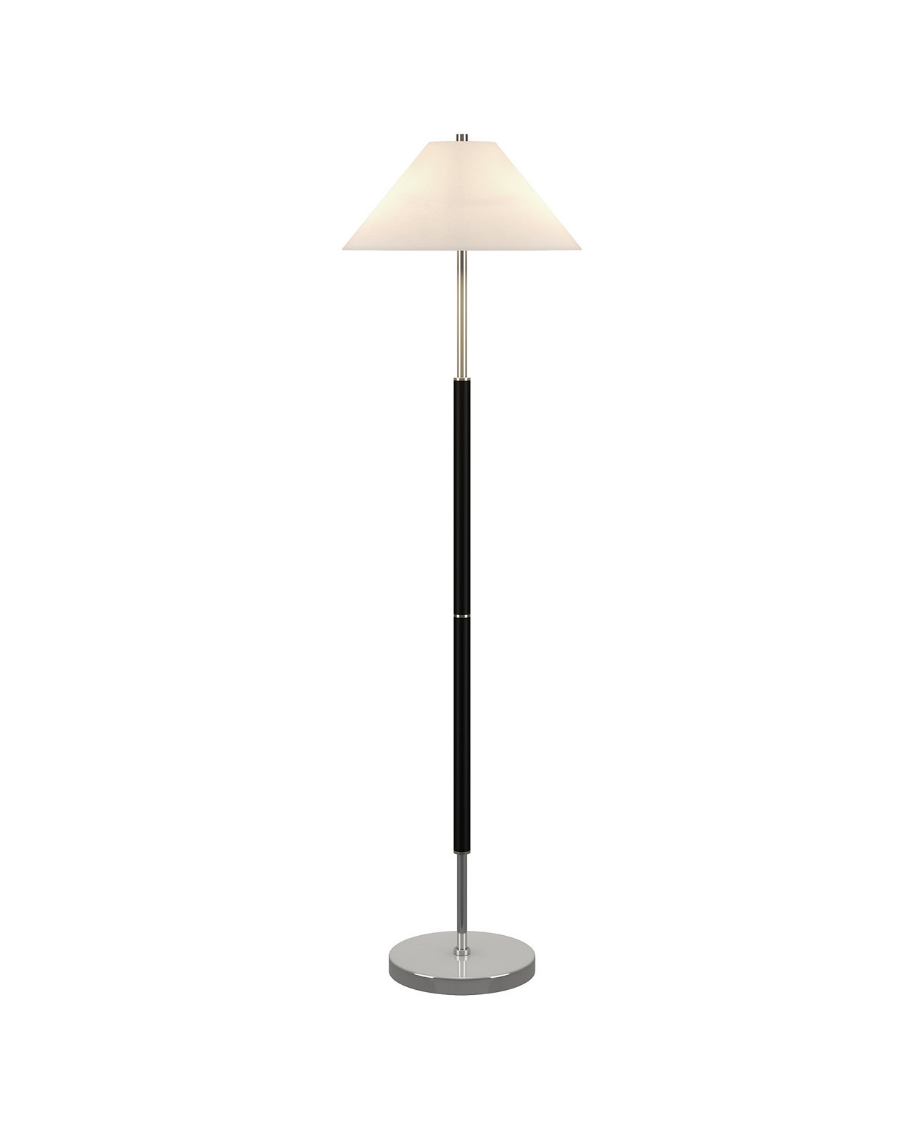 18" Metal Simona 2-Light Floor Lamp Hudson & Canal