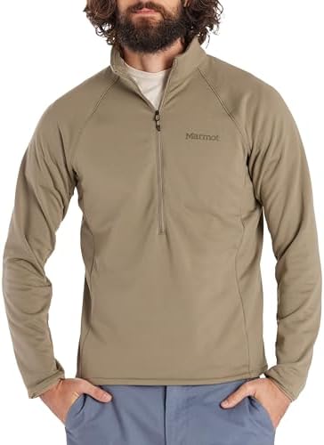 Легкая флисовая кофта MARMOT Leconte 1/2 Zip из теплого материала для мужчин Marmot