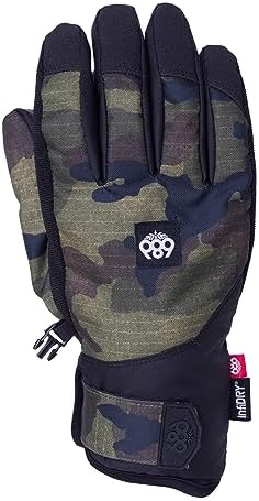 686 Men's Primer Glove - 10k Fabric with DWR, Micro Tricot Lining, and Adjustable Cuff - Water & Weather Resistant 686