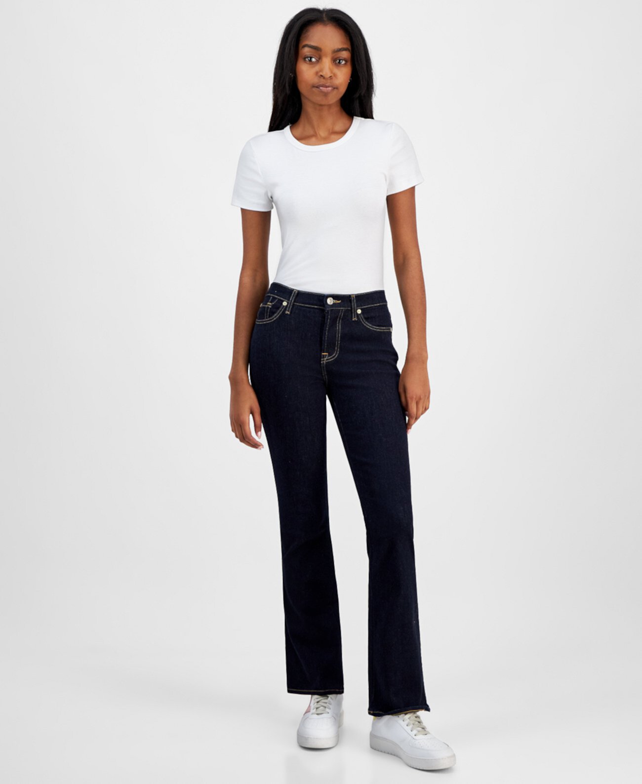 Women's Kimmie Tailorless Bootcut Jeans 7 For All Mankind