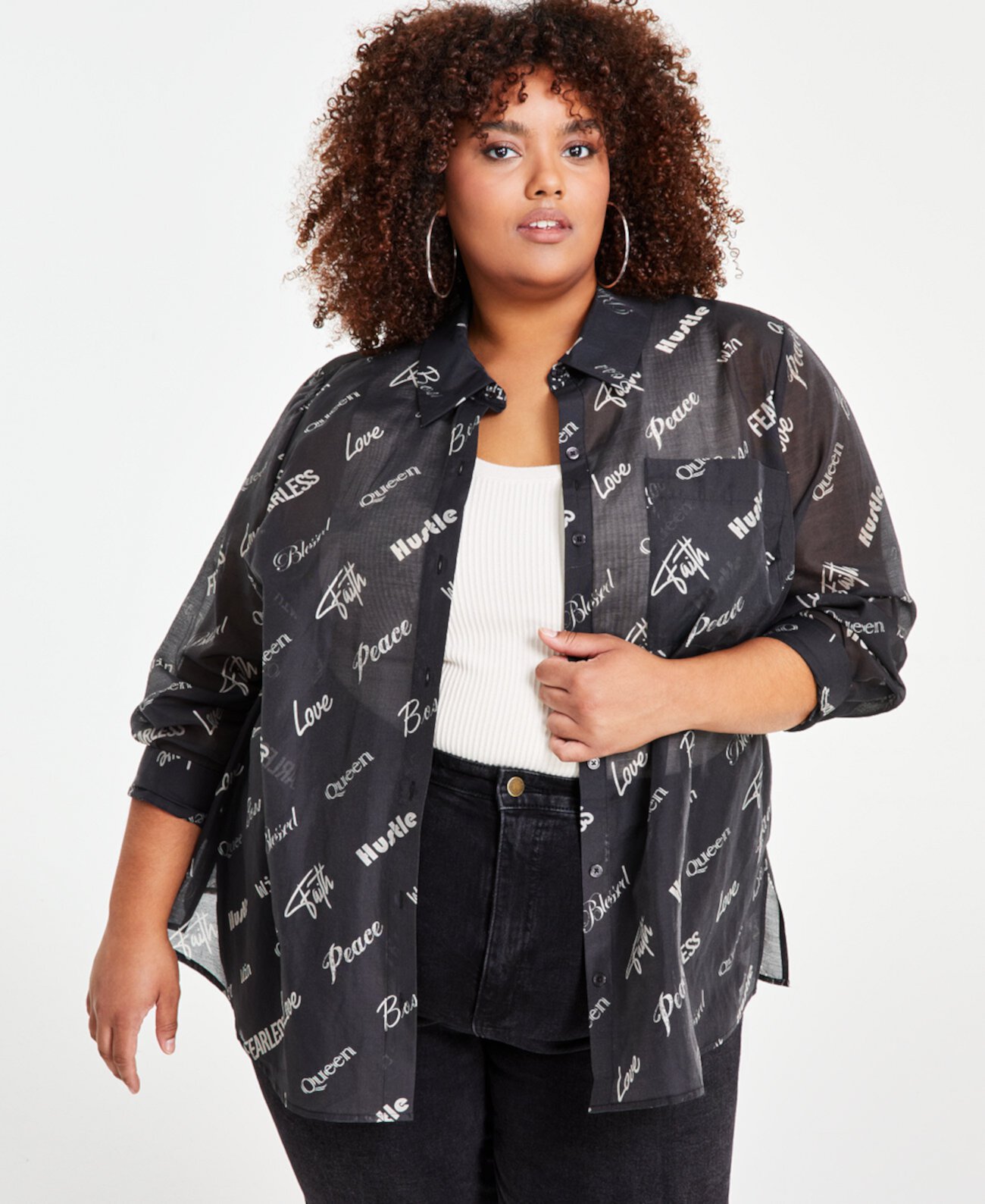 Женская Блузка Nina Parker Trendy Plus Size Nina Parker