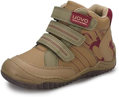 UOVO Boys Shoes Water Resistant Hiking Boots Kids Outdoor Walking Shoes Non Slip Ankle Athletic Sneaker Anti Collision Size 9.5 Toddler to 4.5 Big Kids UOVO