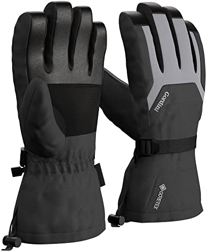 Gordini Men's Gore-Tex Gloves for Cold Weather & Wind Snowboard & Skiing Adjustable Straps Keeping Waterproof Insulated Warm Gordini