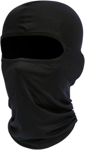 Face Ski Mask for Men and Women, Skiing, Snowboarding, Motorcycle, UV and Wind Protection Black Generic