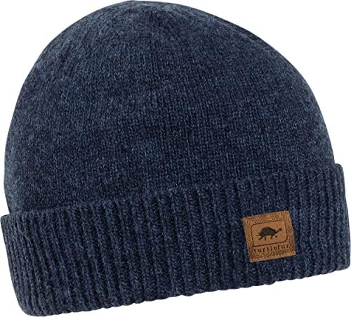 Turtle Fur Men's Thatcher Lambswool Fleece Lined Knit Watch Cap Beanie Turtle Fur