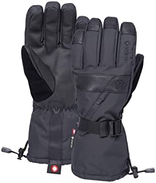 686 Men's Gore-TEX Smarty 3-in-1 Gauntlet Glove - Fabric Shell with Removable Wool Blend Liner - Water & Weather Resistant 686