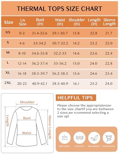 Women's Long Sleeve Thermal Underwear Lightweight Compression Baselayer Shirt Women Clothing Premium Comfort Winter Tops YOGINGO