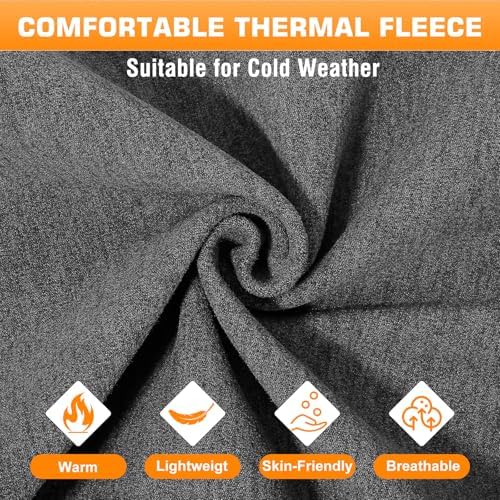 Winter Neck Warmer for Men Women: Neck Gaiter Face Ski Mask Windproof Face Cover Fleece Balaclava Scarf Cold Weather Finvizo