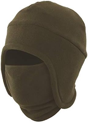 LLmoway Men’s Warm 2 in 1 Hat Winter Fleece Earflap Skull Sports Beanie Ski Mask LLmoway