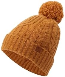 Шапка бини Frye Women's Cable Beanie с помпоном Frye