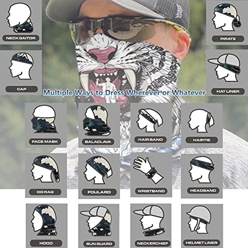 Повязка на шею Gdlpengru Neck Gaiter Face Cover Gator Mask Bandana Scarf Neck Warmer Balaclava Headband Headwear Head Wrap для улицы Gdlpengru