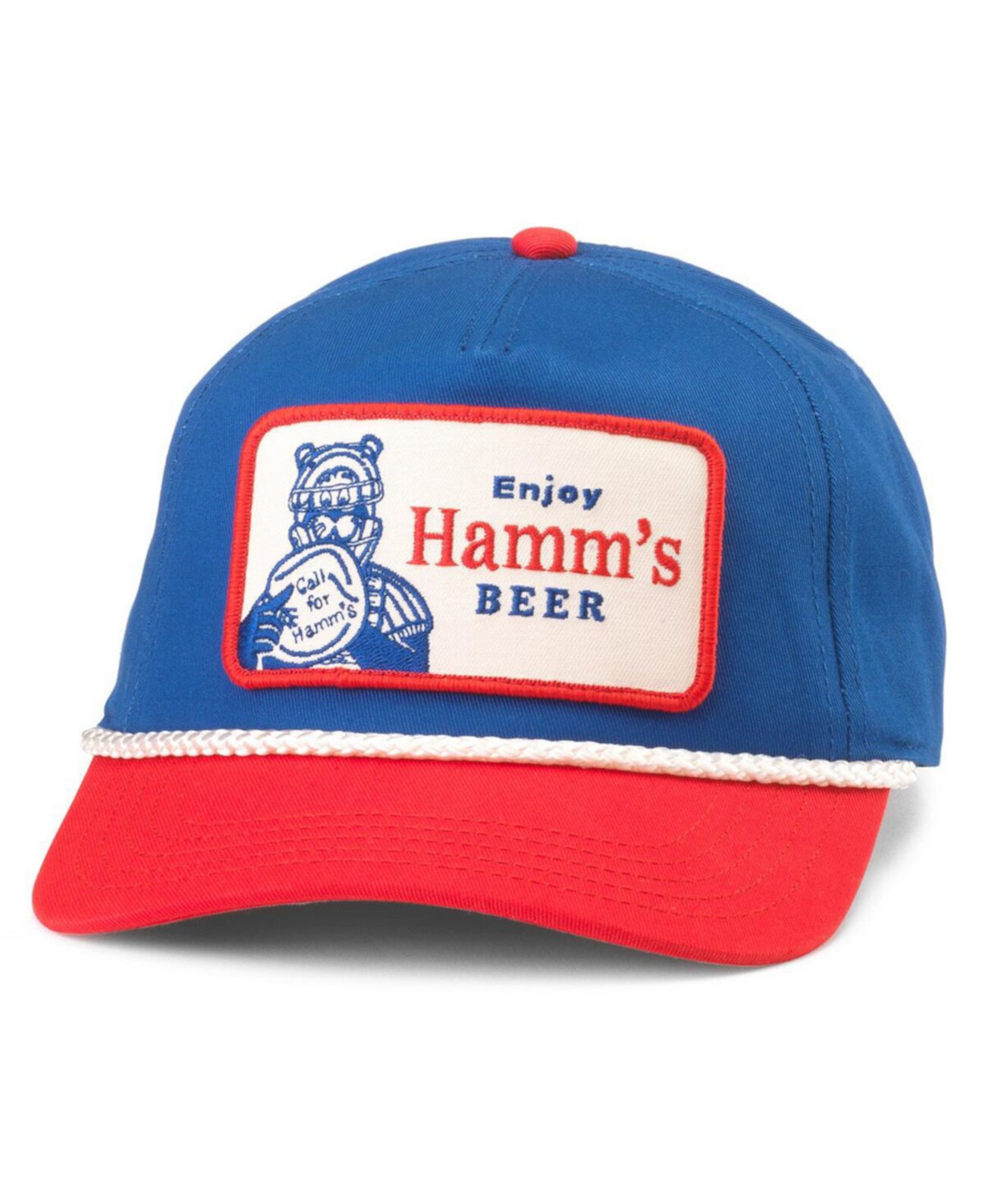 Регулируемая бейсболка Men's Royal Hamms Roscoe с аппликацией и канатиком American Needle