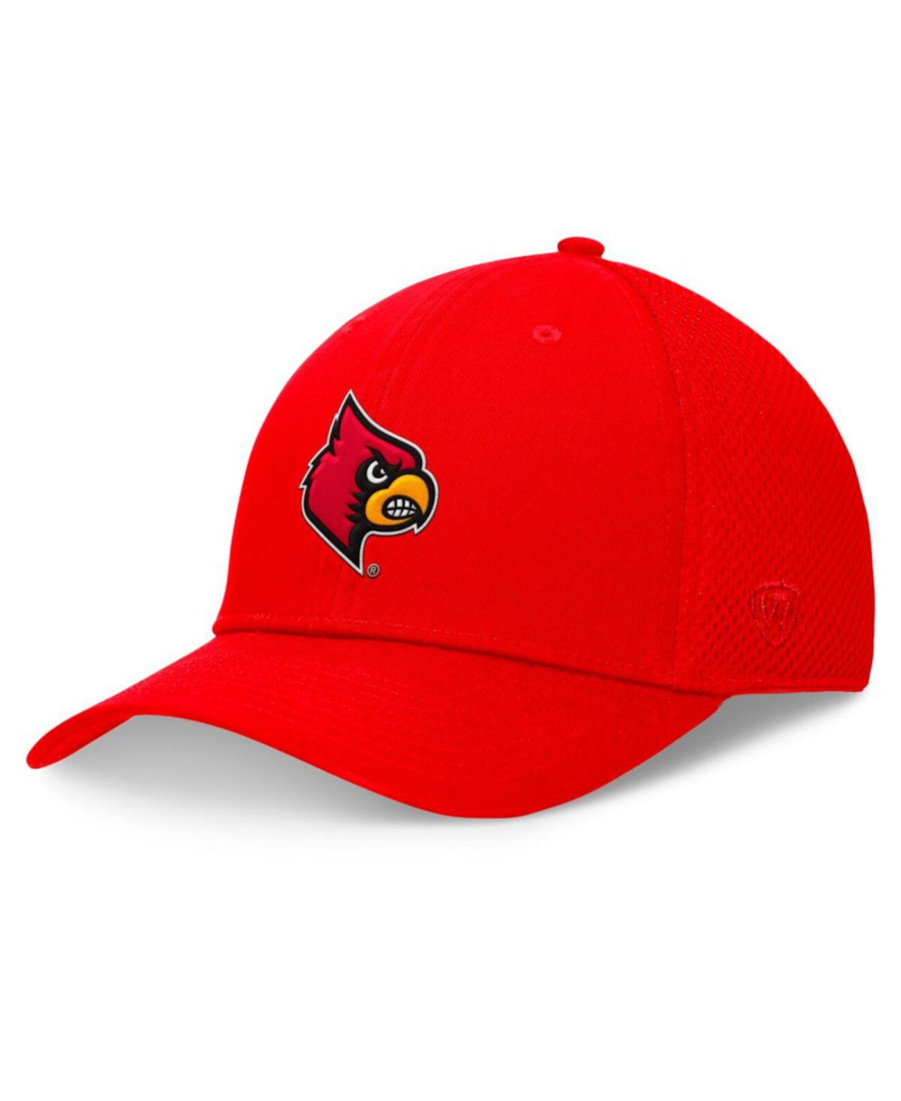 Красная кепка для мужчин Louisville Cardinals Spacer Flex, 100% хлопок, структурированный фасон Top of the World