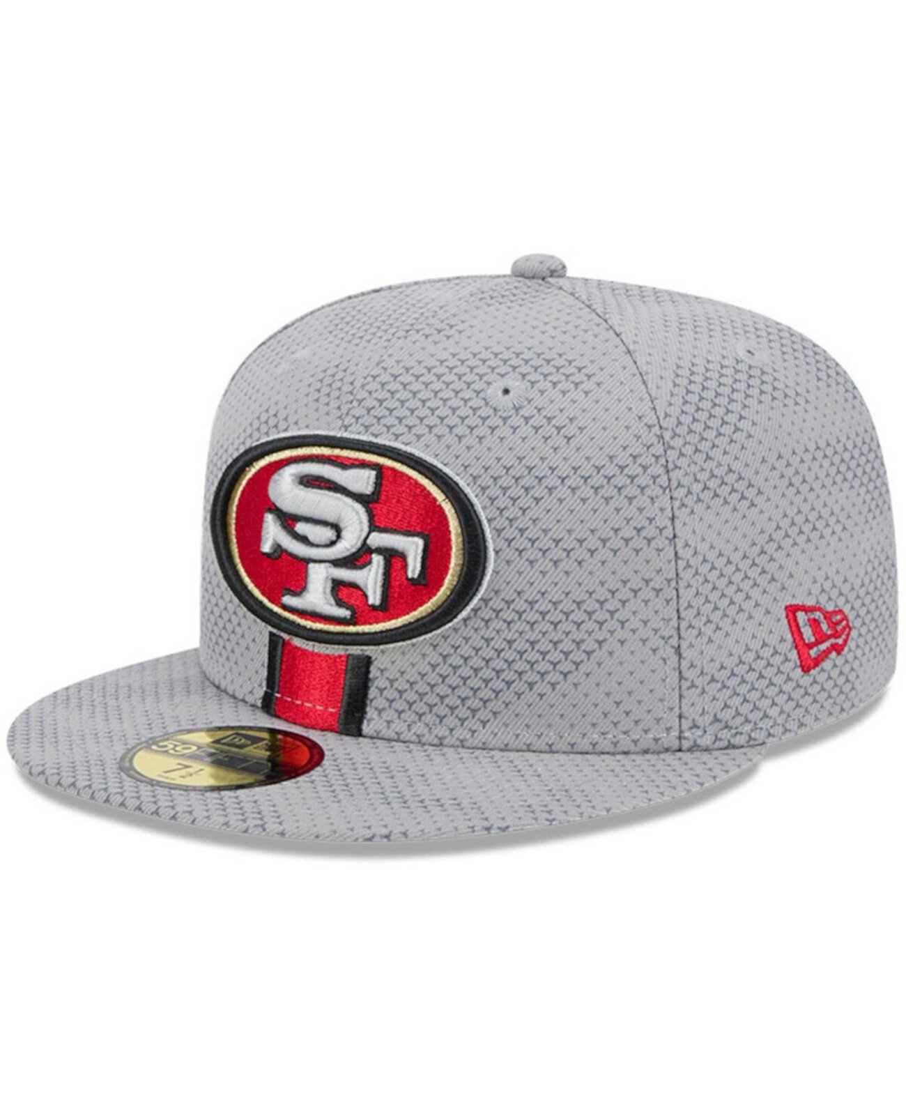 Бейсболка New Era Мужская Серого Цвета Сан-Франциско 49ers 2024 Sideline 59FIFTY New Era